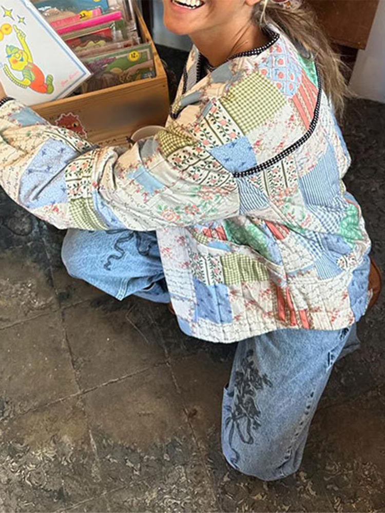 veste décontractée à simple boutonnage