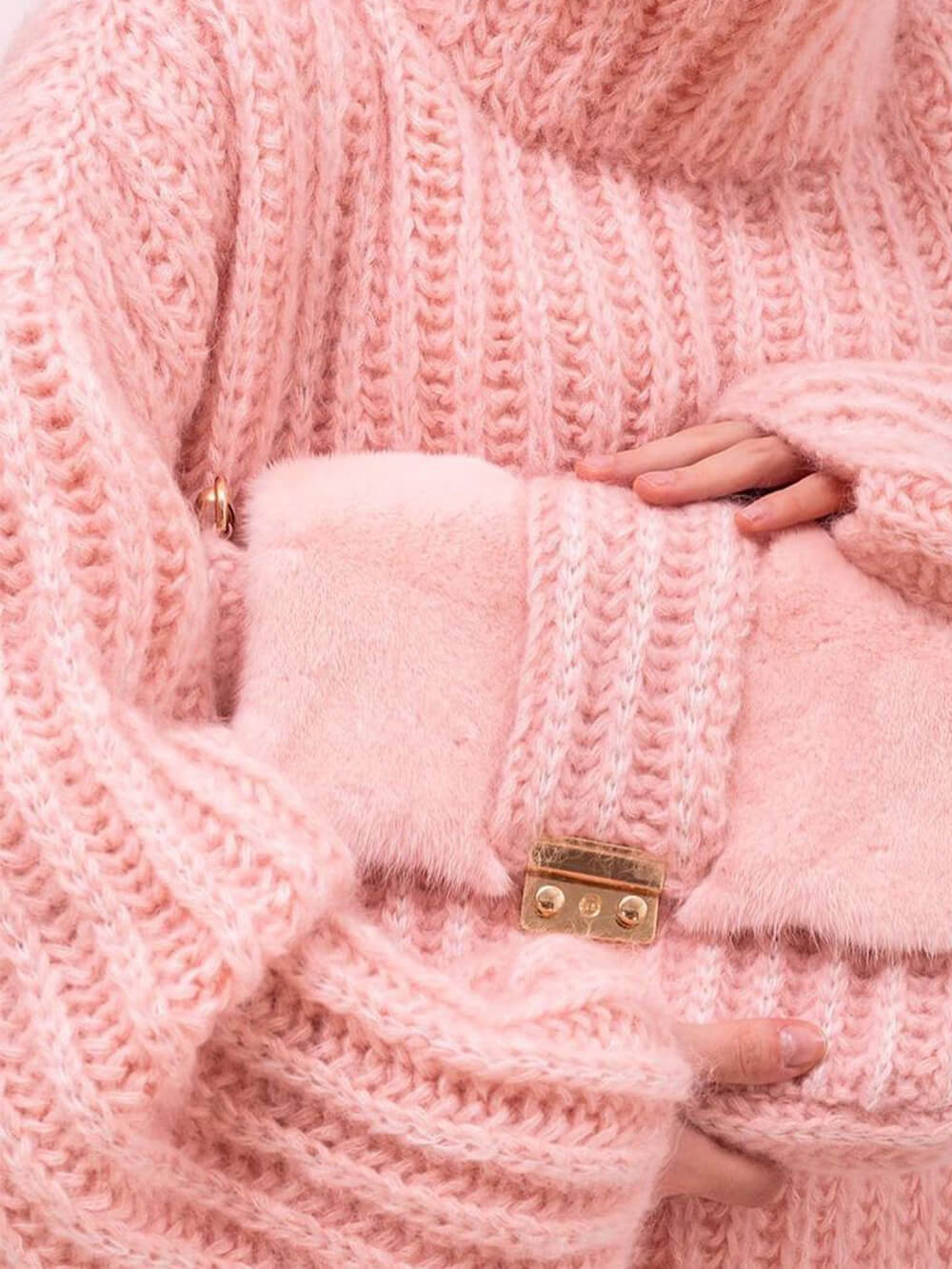 Pull à manches longues uni 