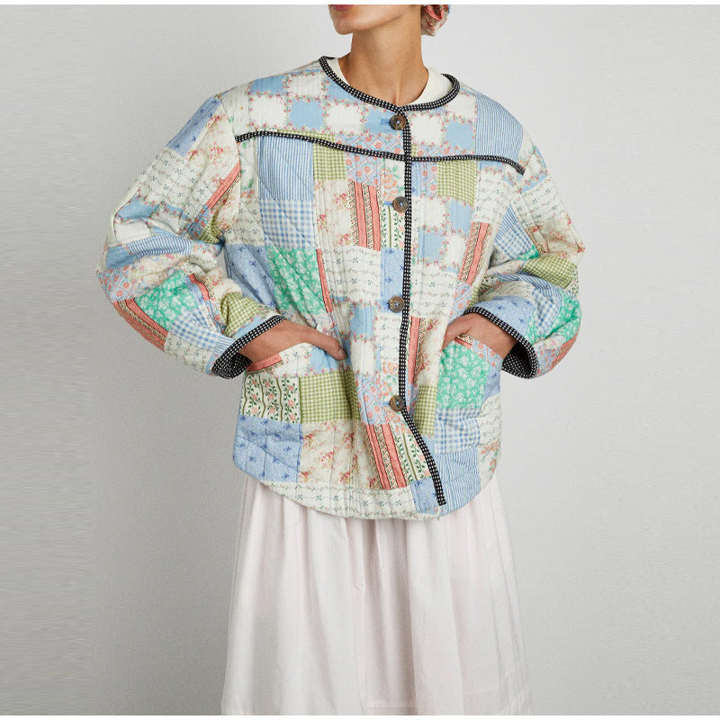 veste décontractée à simple boutonnage