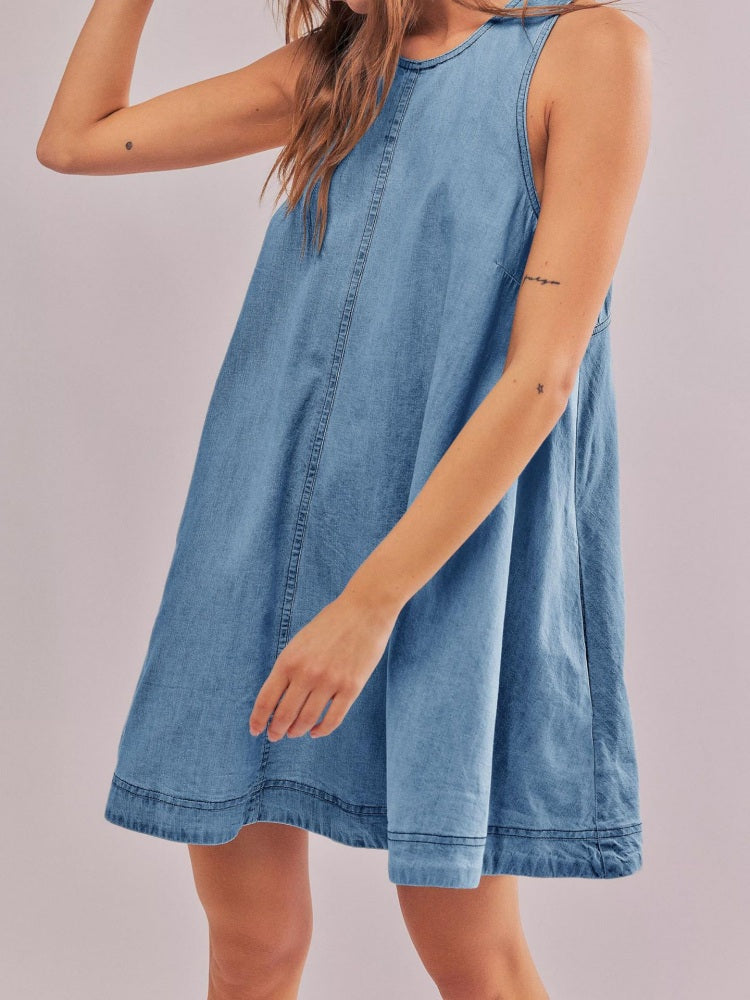 Robe mini en jean Sunset Stroll