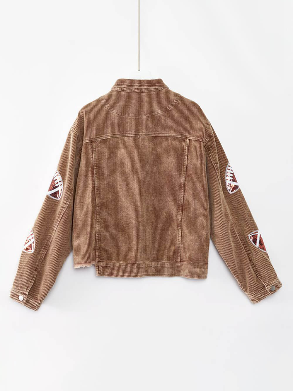 Veste à sequins à simple boutonnage pour les jours de match de rugby