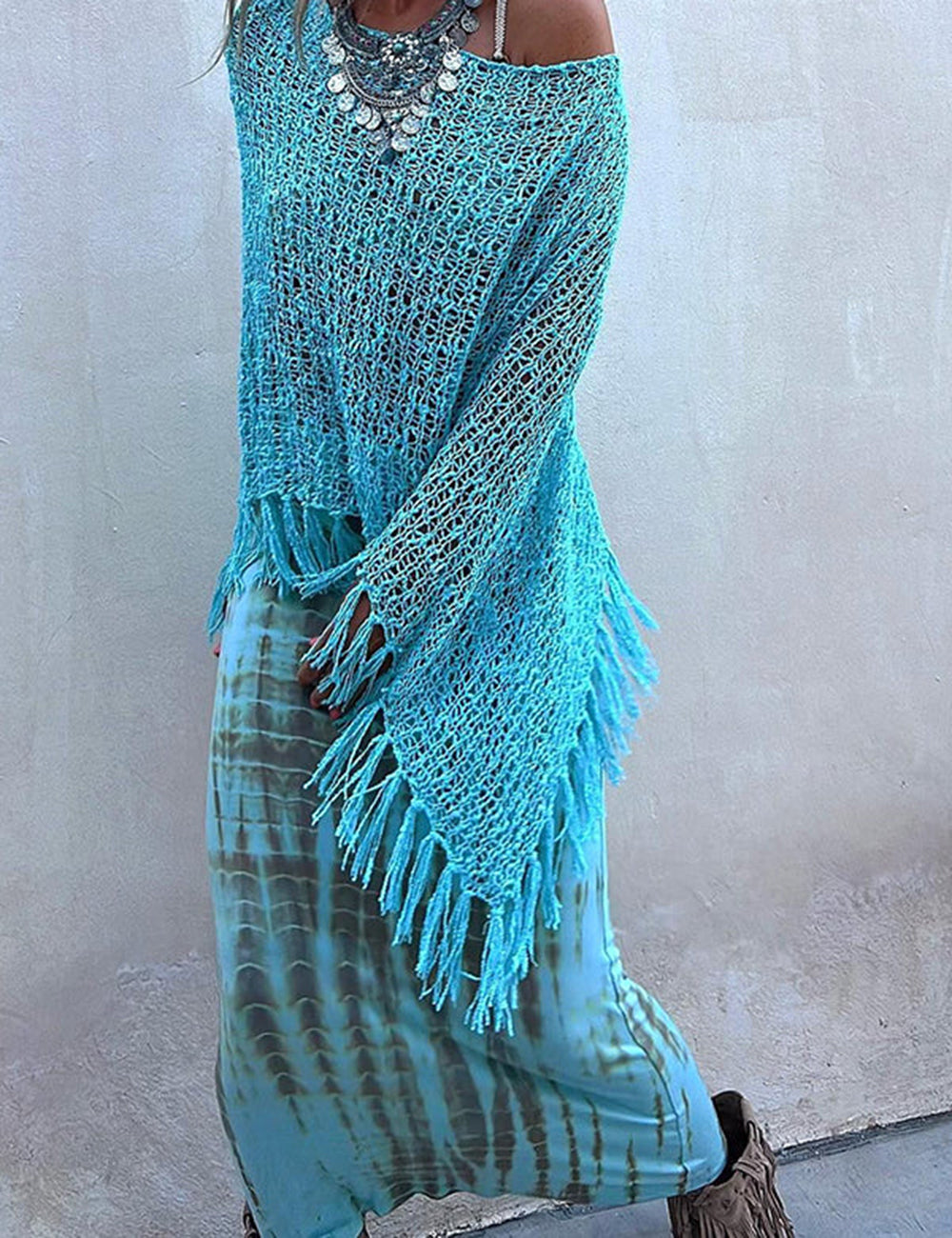 Jupe longue à taille élastique tie-dye Adoring Memories