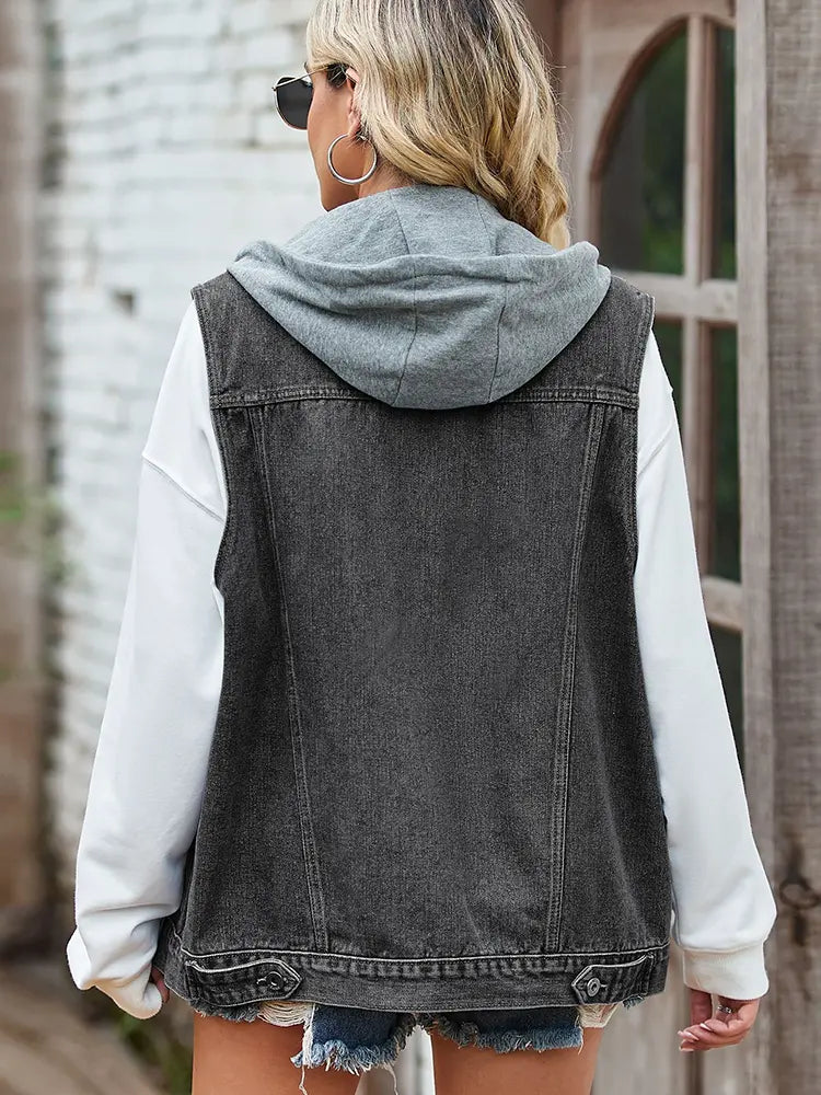 Débardeur en jean ample