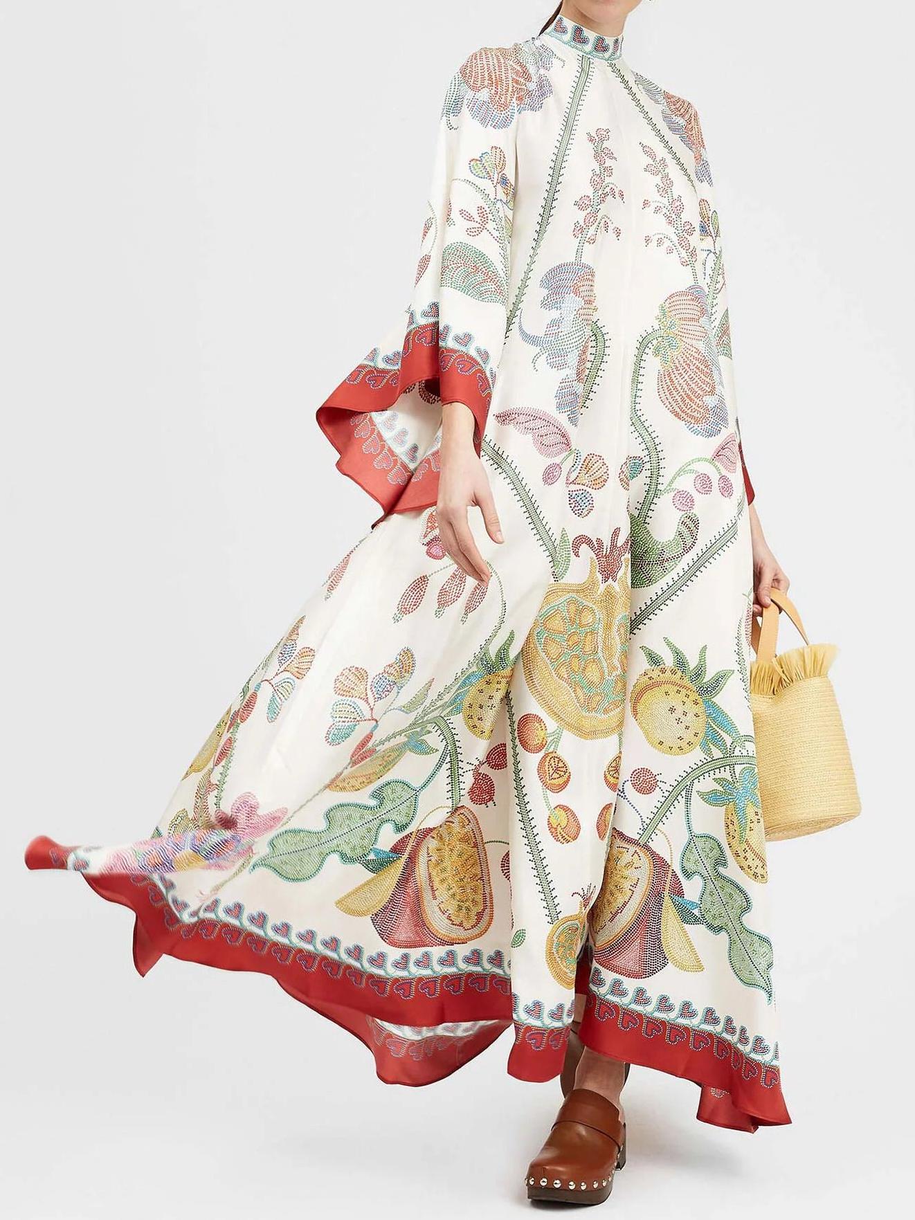 Robe maxi imprimée Magnifico