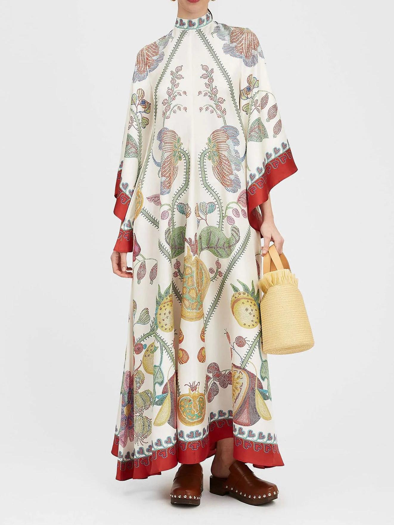 Robe maxi imprimée Magnifico