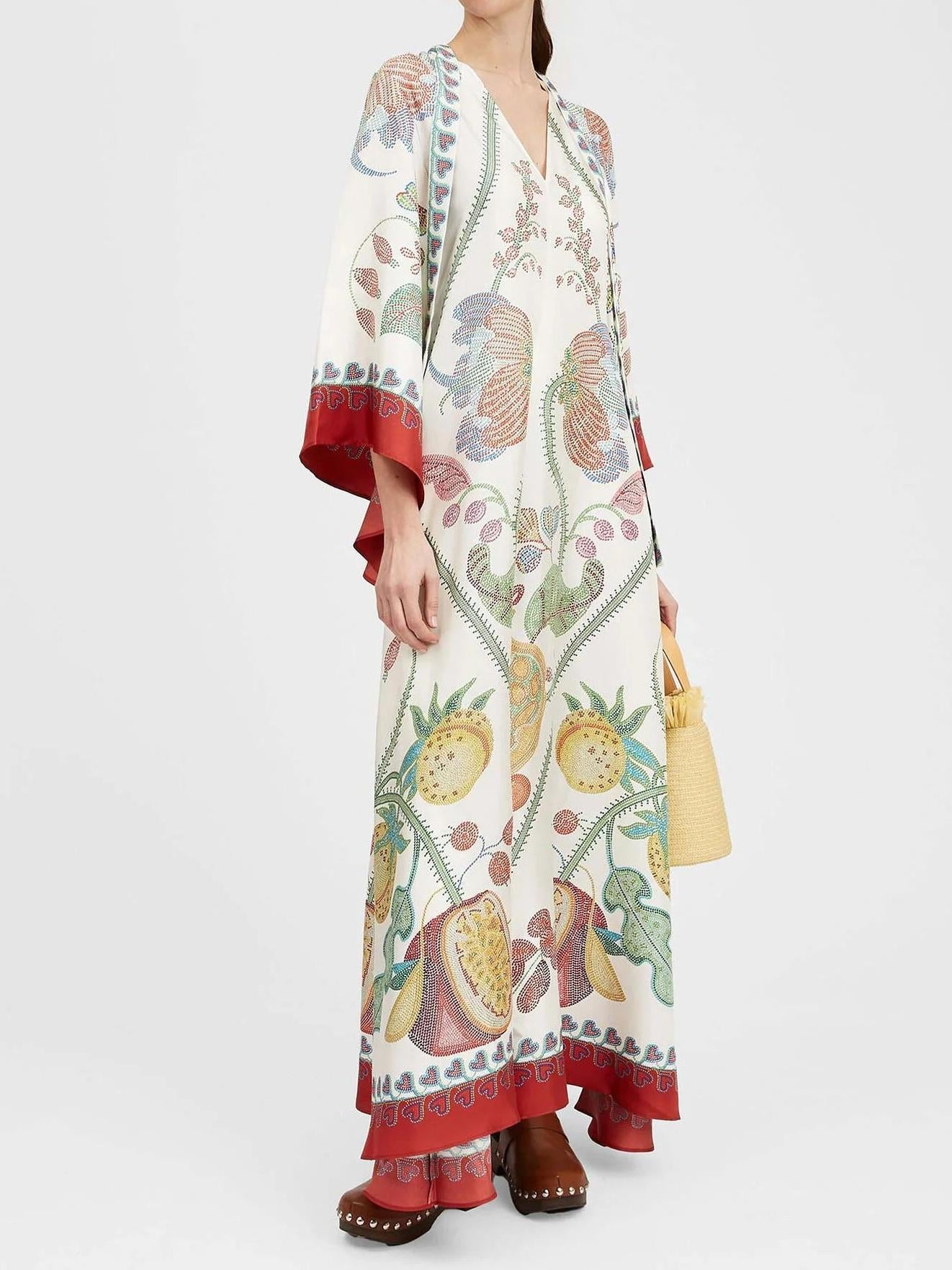 Robe maxi imprimée Magnifico