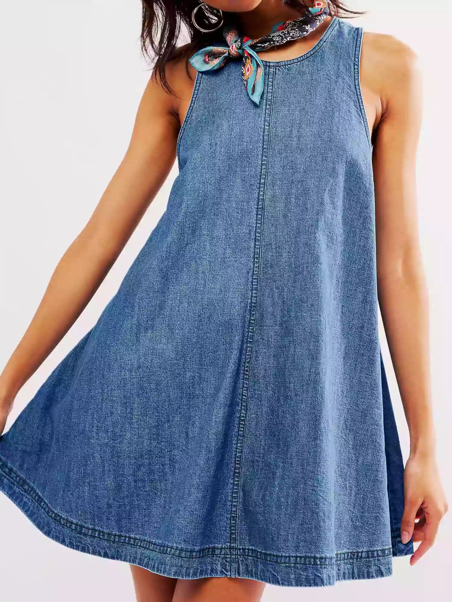 Robe mini en jean Sunset Stroll