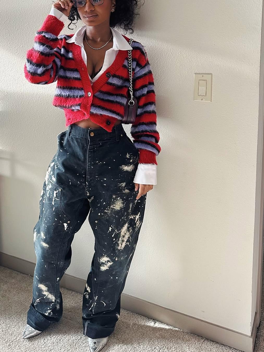 Jeans Splash Art Work