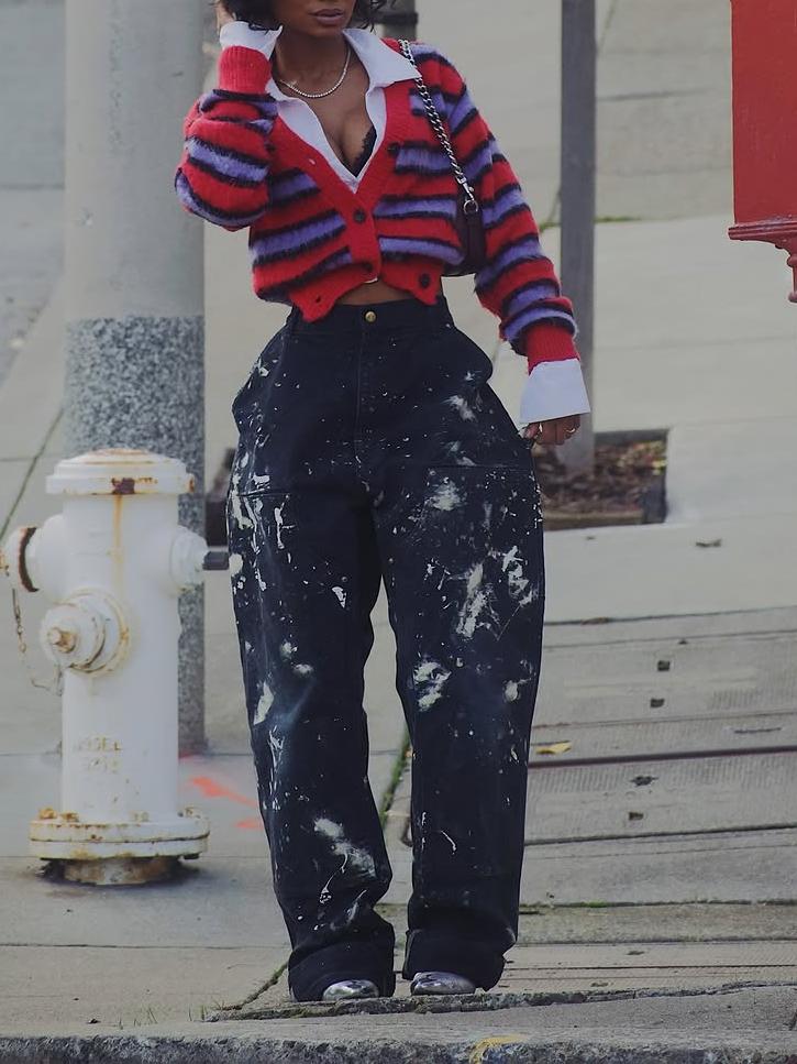 Jeans Splash Art Work