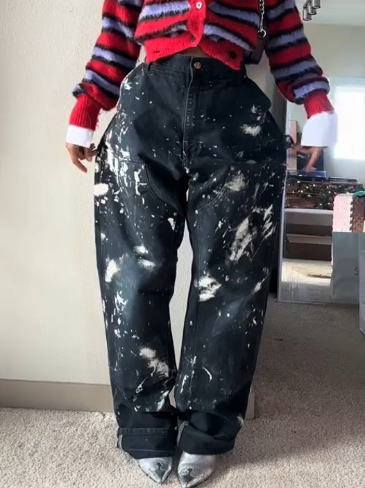 Jeans Splash Art Work