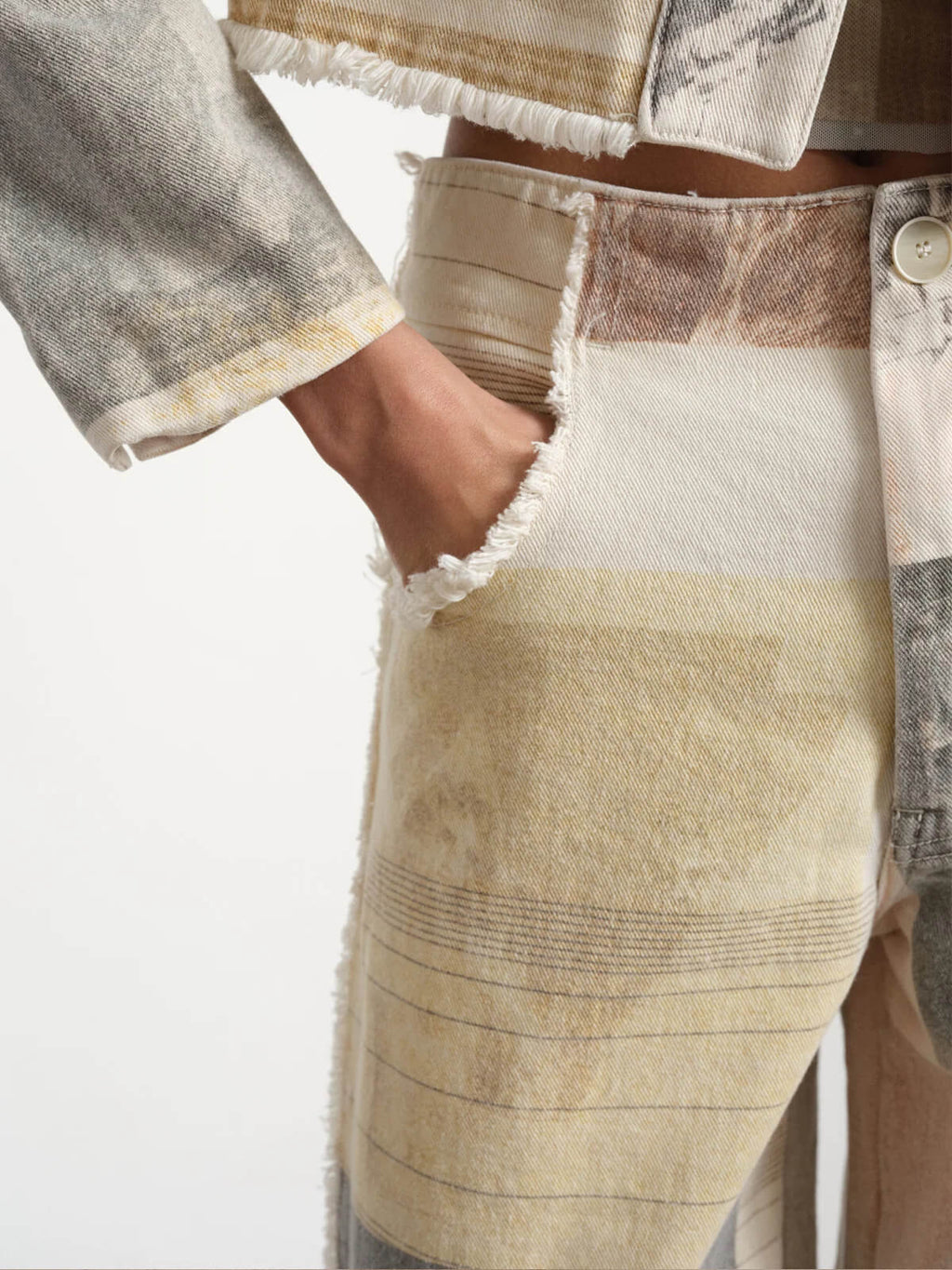 Jean Alma à jambes larges