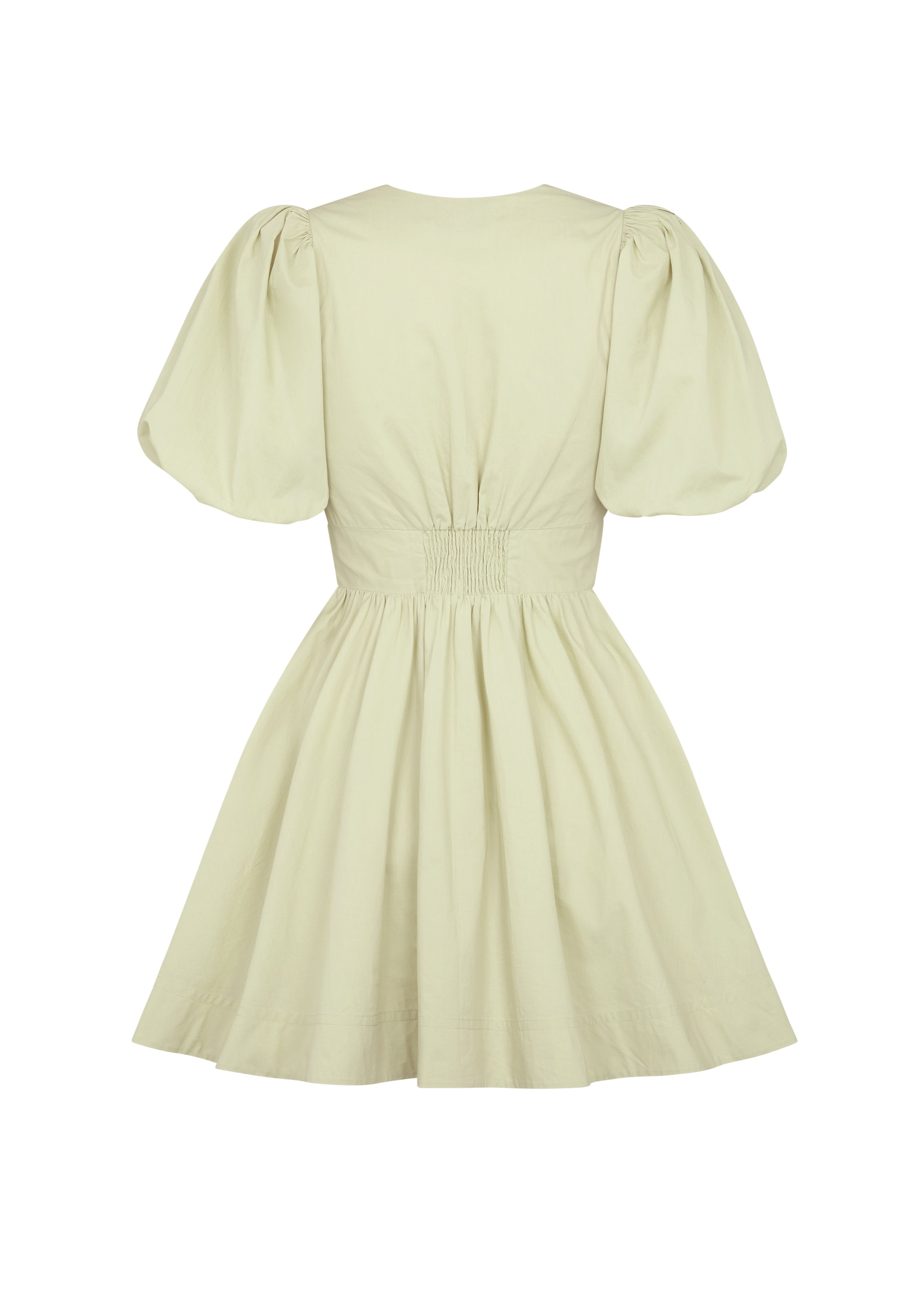 Robe mini à lacets et découpe nœud