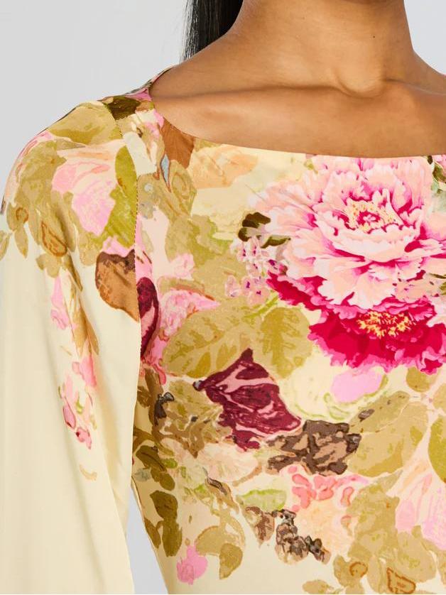 Robe longue de garden-party