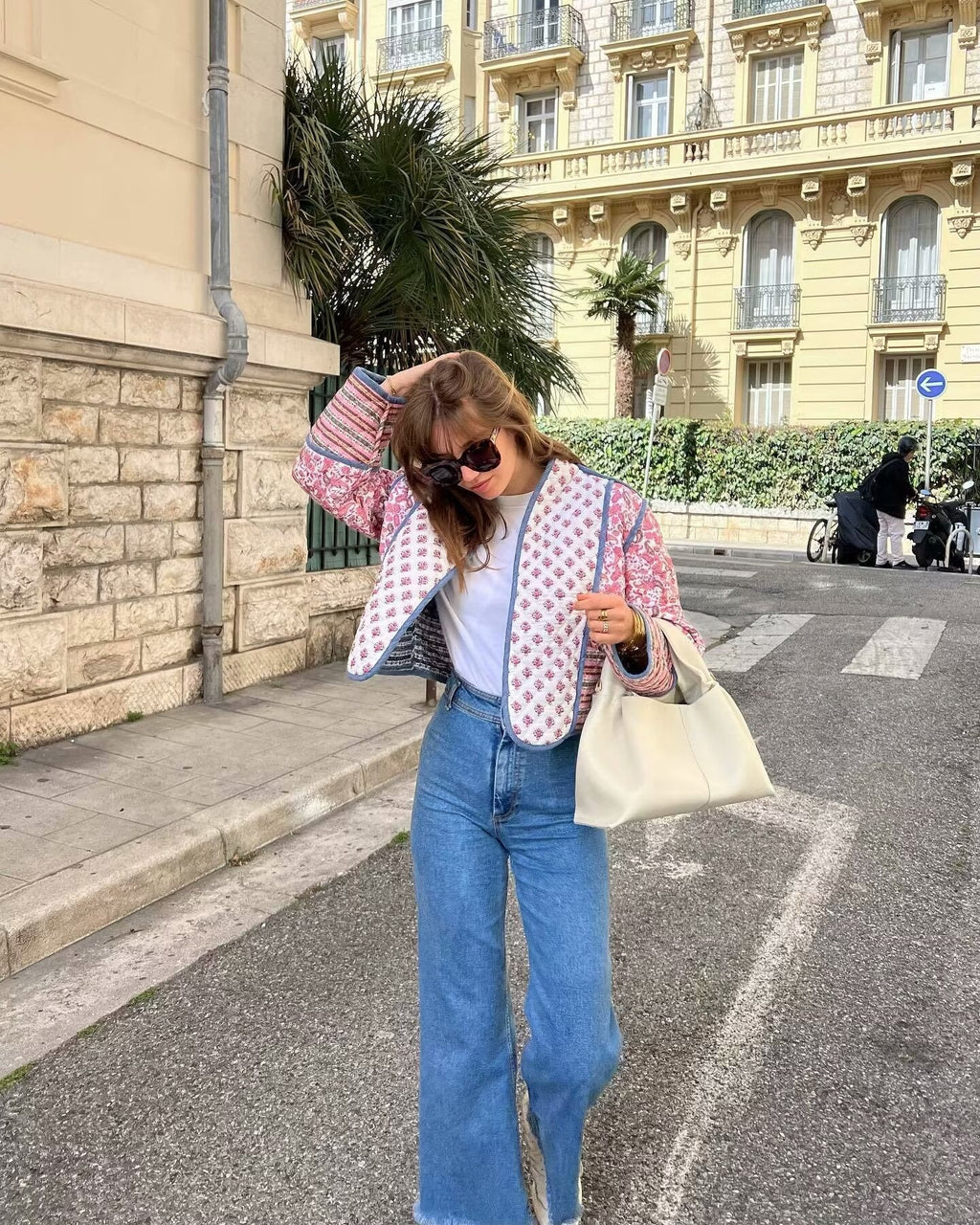 Veste imprimée réversible