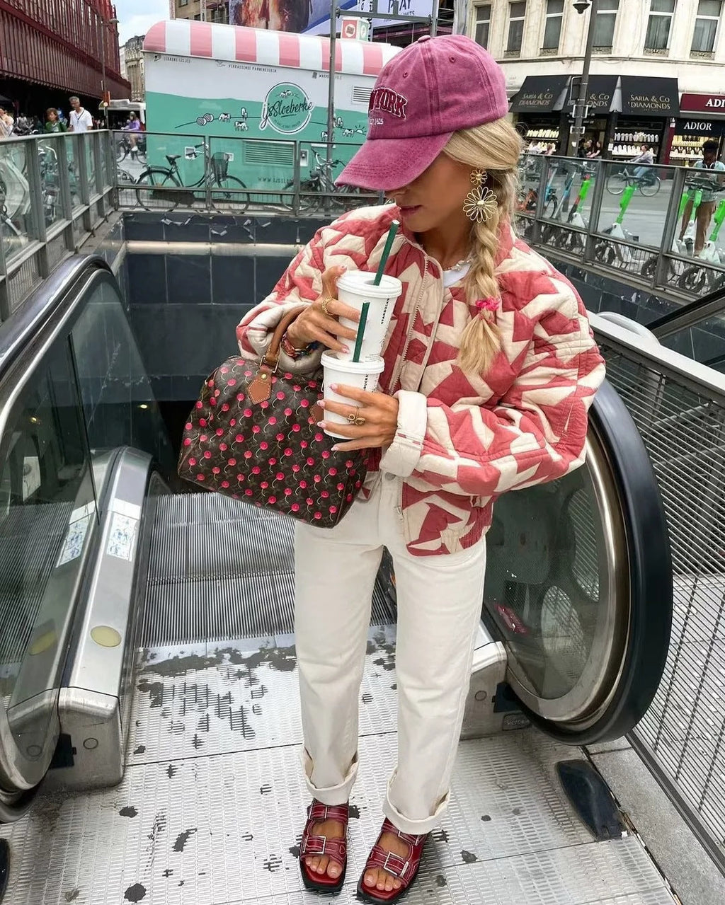 Veste imprimée irrégulière