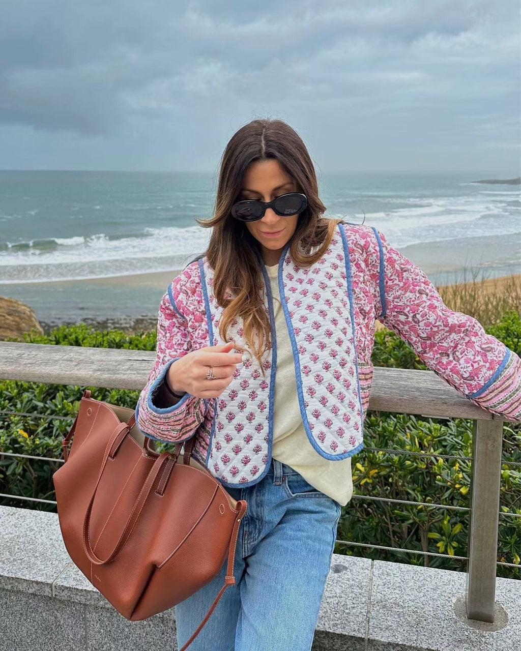 Veste imprimée réversible