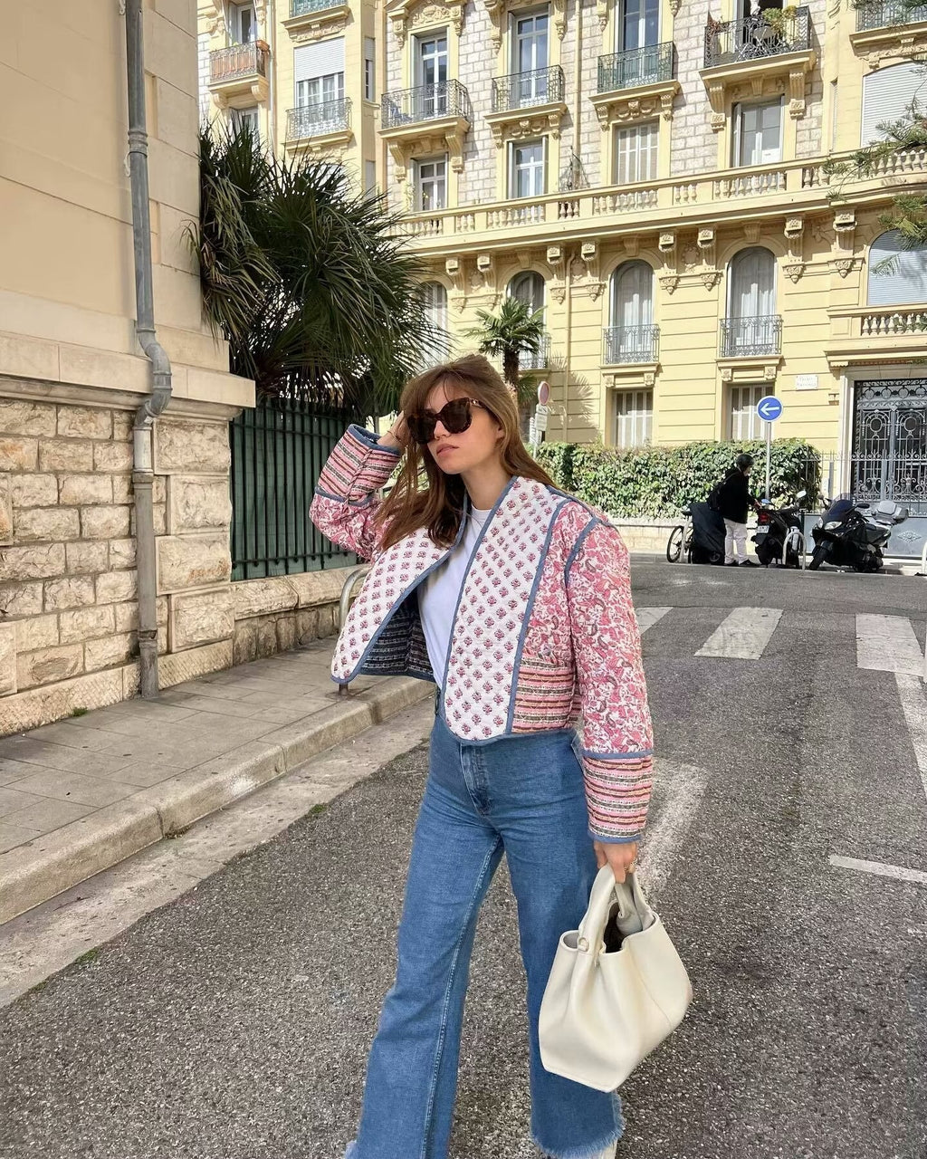 Veste imprimée réversible