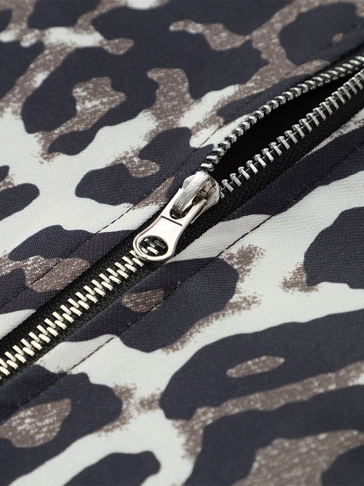 veste décontractée à imprimé animal