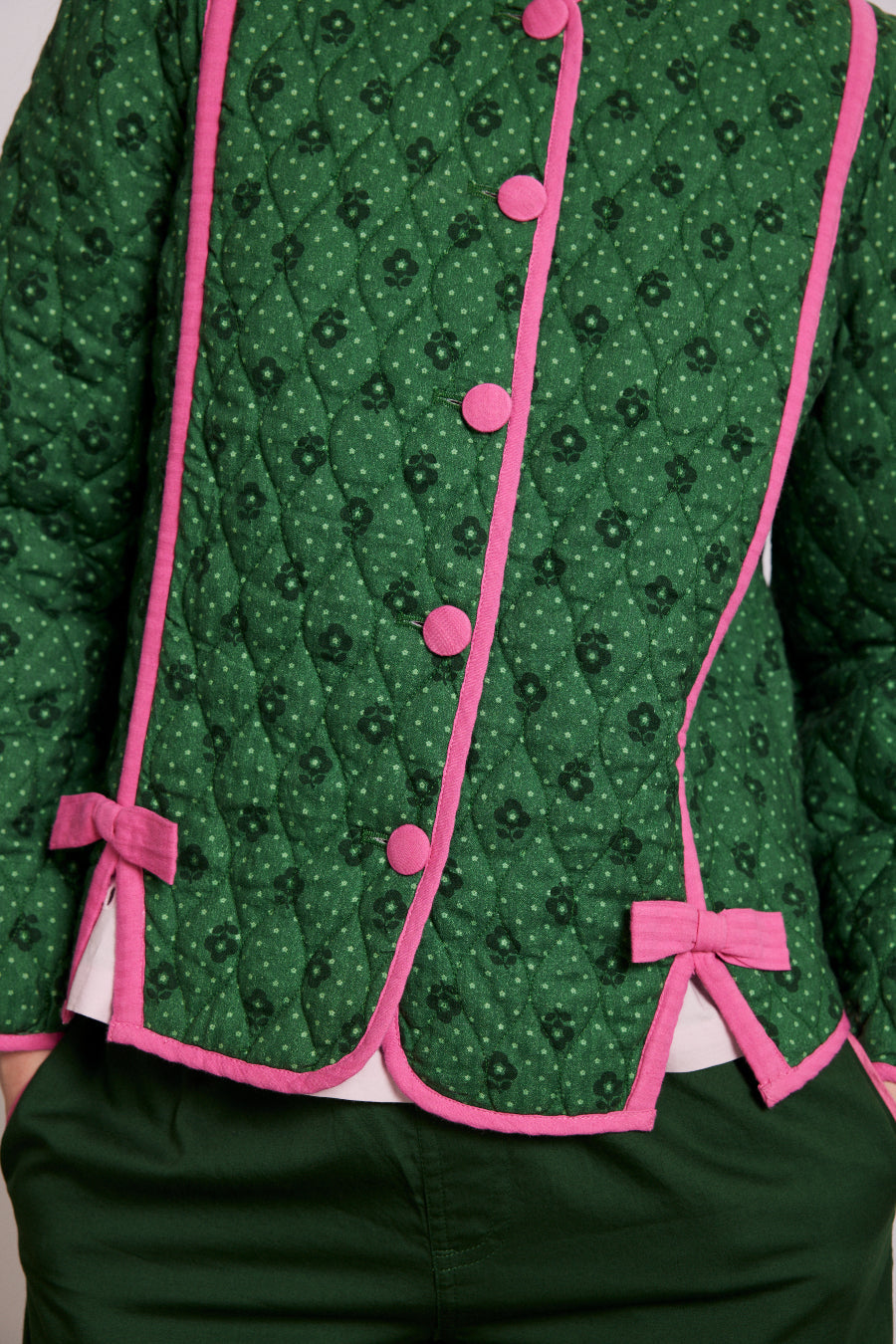 Veste à nœud rose Green Life