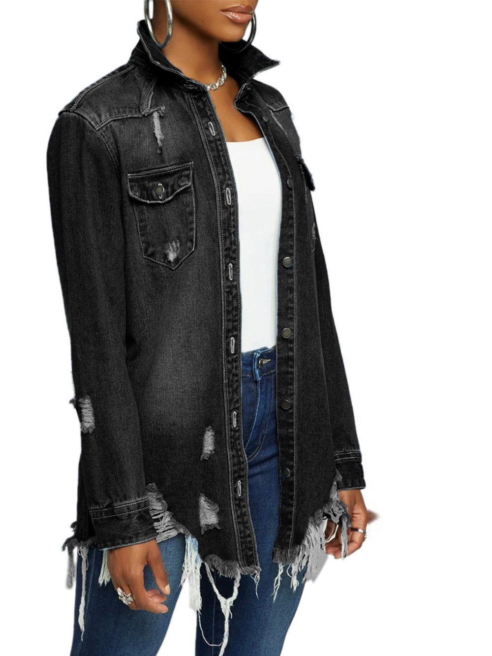 veste en jean sexy et tendance pour femme
