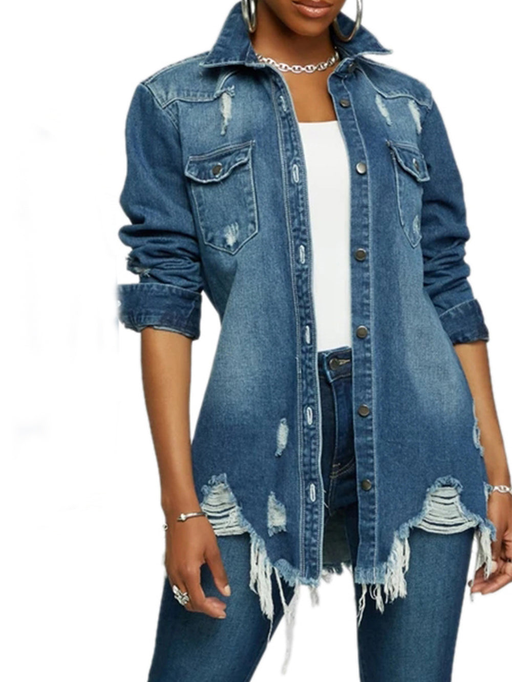 veste en jean sexy et tendance pour femme