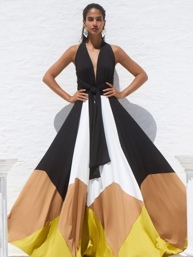 Robe maxi polymorphe